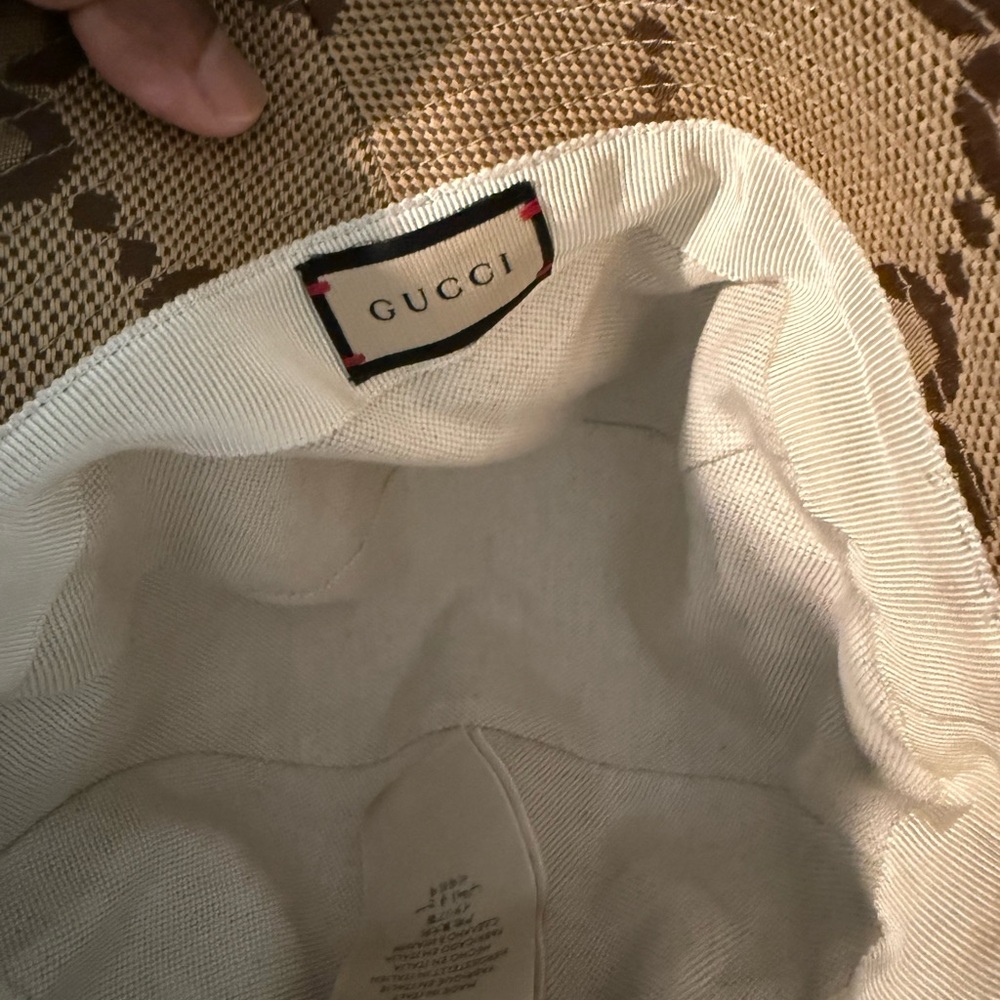 Gucci Beige and Brown Bucket Hat - Picture 3 of 4